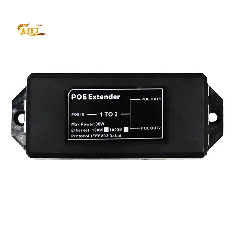 AEE7-New 2 Port Gigabit 48V POE Extender 1000Mbps - IEEE 802.3Af/At Poe Repeater For IP Camera/NVR/AP, 100M Range Extender
AEE7-New 2 Port Gigabit 48V POE Extender 1000Mbps - IEEE 802.3Af/At Poe Repeater For IP Camera/NVR/AP, 100M Range Extender