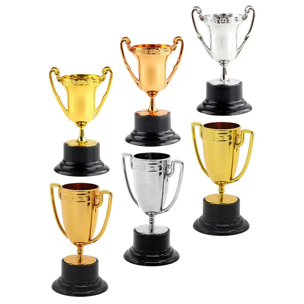 Mini Trophy 6 Pcs Kids Toys Portable Decorations Plastic Small Trophies Children Prop Ornaments Simulation Award Party
Mini Trophy 6 Pcs Kids Toys Portable Decorations Plastic Small Trophies Children Prop Ornaments Simulation Award Party