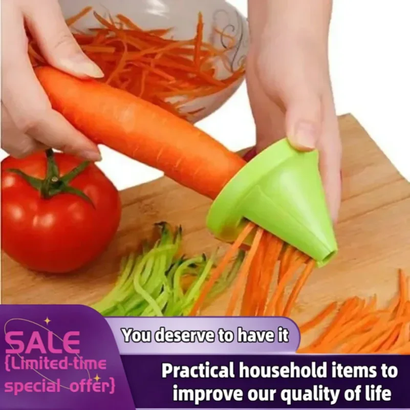 1Pcs Vegetable And Fruit Manual Peeler Multifunctional Spiral Cutter Gadget Kitchen Accessories Tool Easy To Operate And Clean
1Pcs Vegetable And Fruit Manual Peeler Multifunctional Spiral Cutter Gadget Kitchen Accessories Tool Easy To Operate And Clean