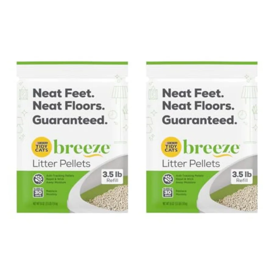Tidy Cat Breeze Pellets, 3.5 lb, 2 Packs, Limited Edition
Tidy Cat Breeze Pellets, 3.5 lb, 2 Packs, Limited Edition