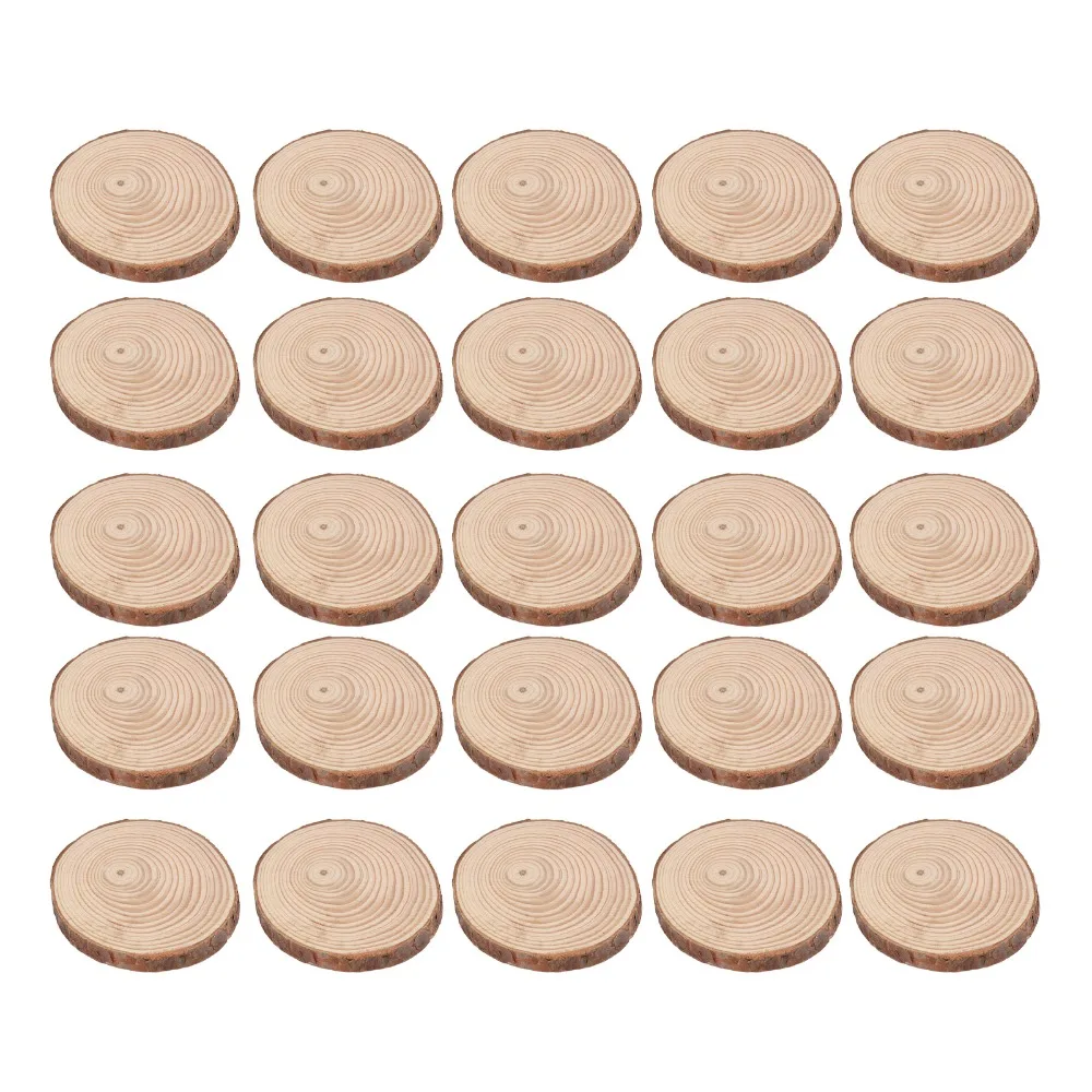 25pcs Unfinished Wood Slice Coaster Wooden Circles Rustic Style Wooden Cup Coaster No Hole Wood Slices Christmas Ornament
25pcs Unfinished Wood Slice Coaster Wooden Circles Rustic Style Wooden Cup Coaster No Hole Wood Slices Christmas Ornament