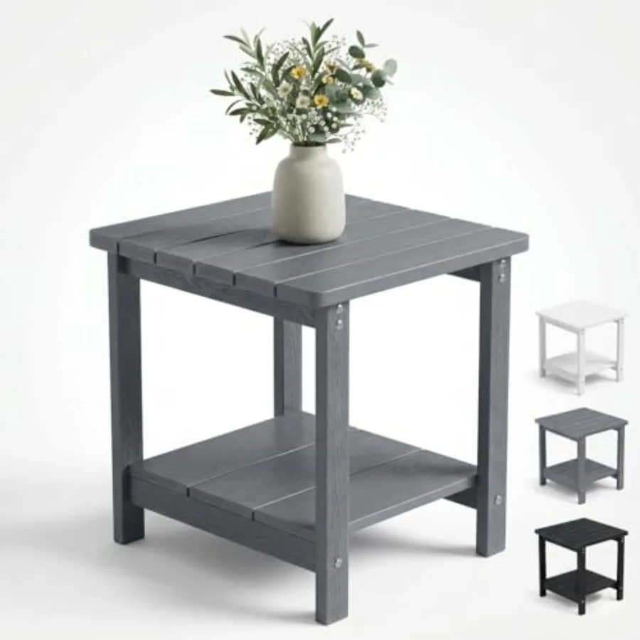 Square Outdoor Side Table Adirondack Side Table Water-resistant and 2-Tier Small End Table for Patio Beach Chair and Poolside B
Square Outdoor Side Table Adirondack Side Table Water-resistant and 2-Tier Small End Table for Patio Beach Chair and Poolside B