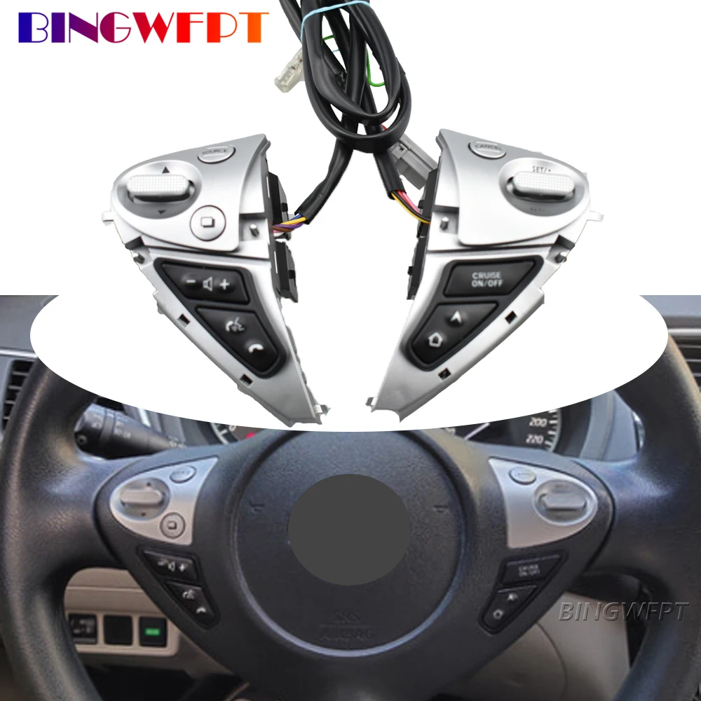 Volume Phone Adjust Cruise Control Switch For Nissan JUKE F15 370Z Pulsar For Nissan Sylphy 2016-2021 Car Steering Wheel Button
Volume Phone Adjust Cruise Control Switch For Nissan JUKE F15 370Z Pulsar For Nissan Sylphy 2016-2021 Car Steering Wheel Button