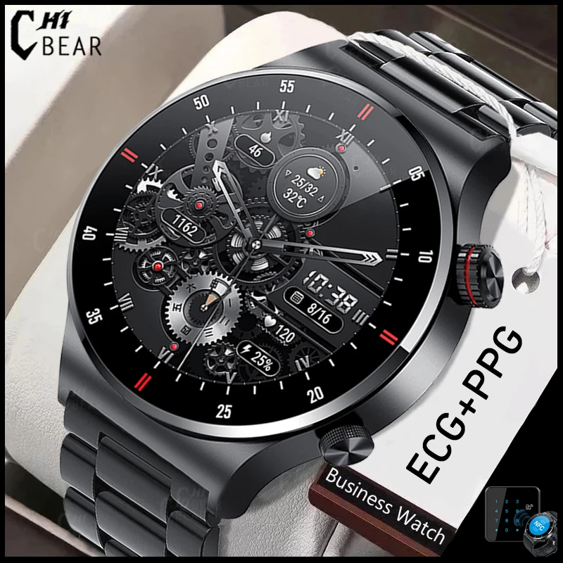 NFC Bluetooth Call Smart watch Men AMOLED Waterproof Rotating Button 2023 New ECG+PPG Smartwatch Man Sport Fitness Tracker+Box
NFC Bluetooth Call Smart watch Men AMOLED Waterproof Rotating Button 2023 New ECG+PPG Smartwatch Man Sport Fitness Tracker+Box