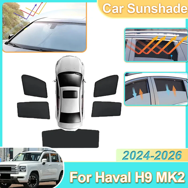 Car Sunshade Magnetic Privacy For Haval H9 MK2 2rd 2th 2024 2025 2026 Accessories Shading Protection Coverage Blocking Curtains
Car Sunshade Magnetic Privacy For Haval H9 MK2 2rd 2th 2024 2025 2026 Accessories Shading Protection Coverage Blocking Curtains