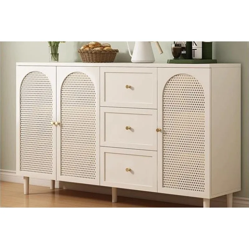 Cream side cabinet household living room integrated wall locker modern simple rattan
Cream side cabinet household living room integrated wall locker modern simple rattan