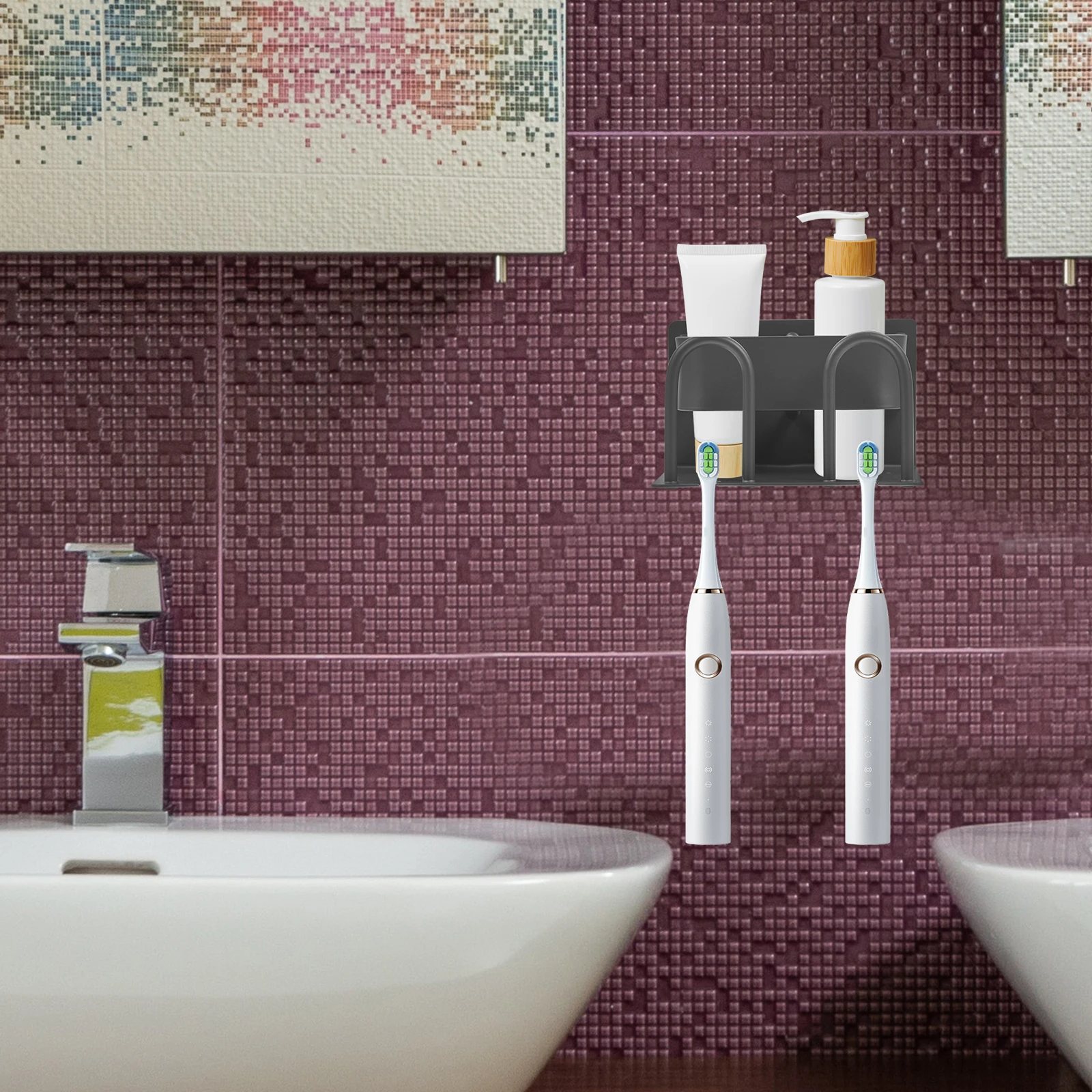 Wall Mounted Toothbrush Holder Bathroom Aluminum Alloy Shelf Rack Station Creative Dry Stand Cup Mirror Ceramic Tile Glass Metal
Wall Mounted Toothbrush Holder Bathroom Aluminum Alloy Shelf Rack Station Creative Dry Stand Cup Mirror Ceramic Tile Glass Metal
