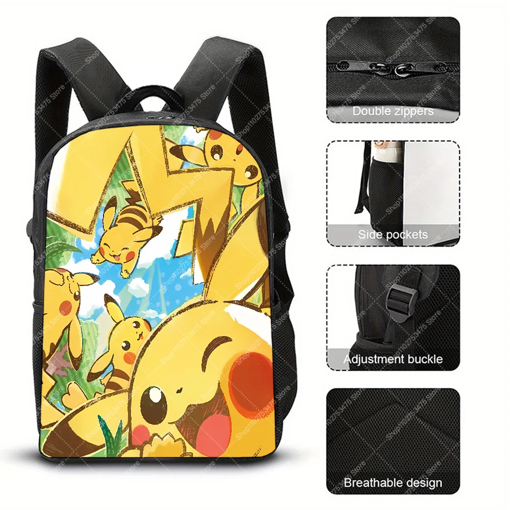 Students Cartoon Printed Backpack Cartoon Squirtle Bulbasaur Large Capacity Schoolbag Stationery Storage Pouch New Cute Book Bag
Students Cartoon Printed Backpack Cartoon Squirtle Bulbasaur Large Capacity Schoolbag Stationery Storage Pouch New Cute Book Bag