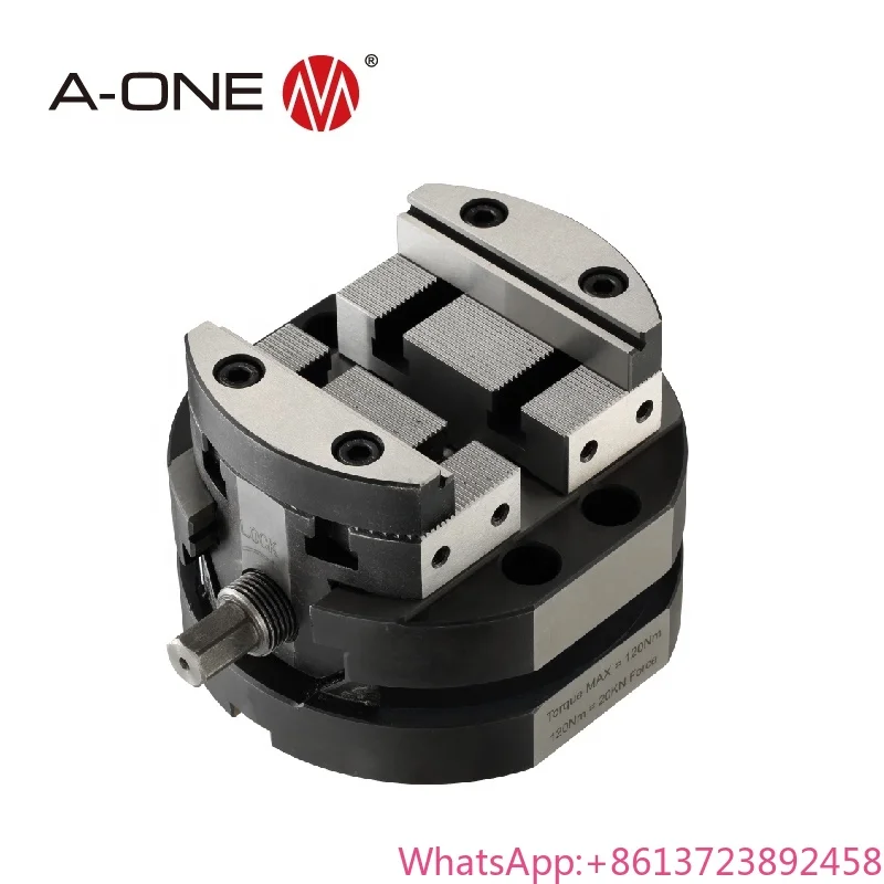 Quick Change 5 Axis Steel Cnc Work Table Super Powerful Clamping Force Self Centering Vice