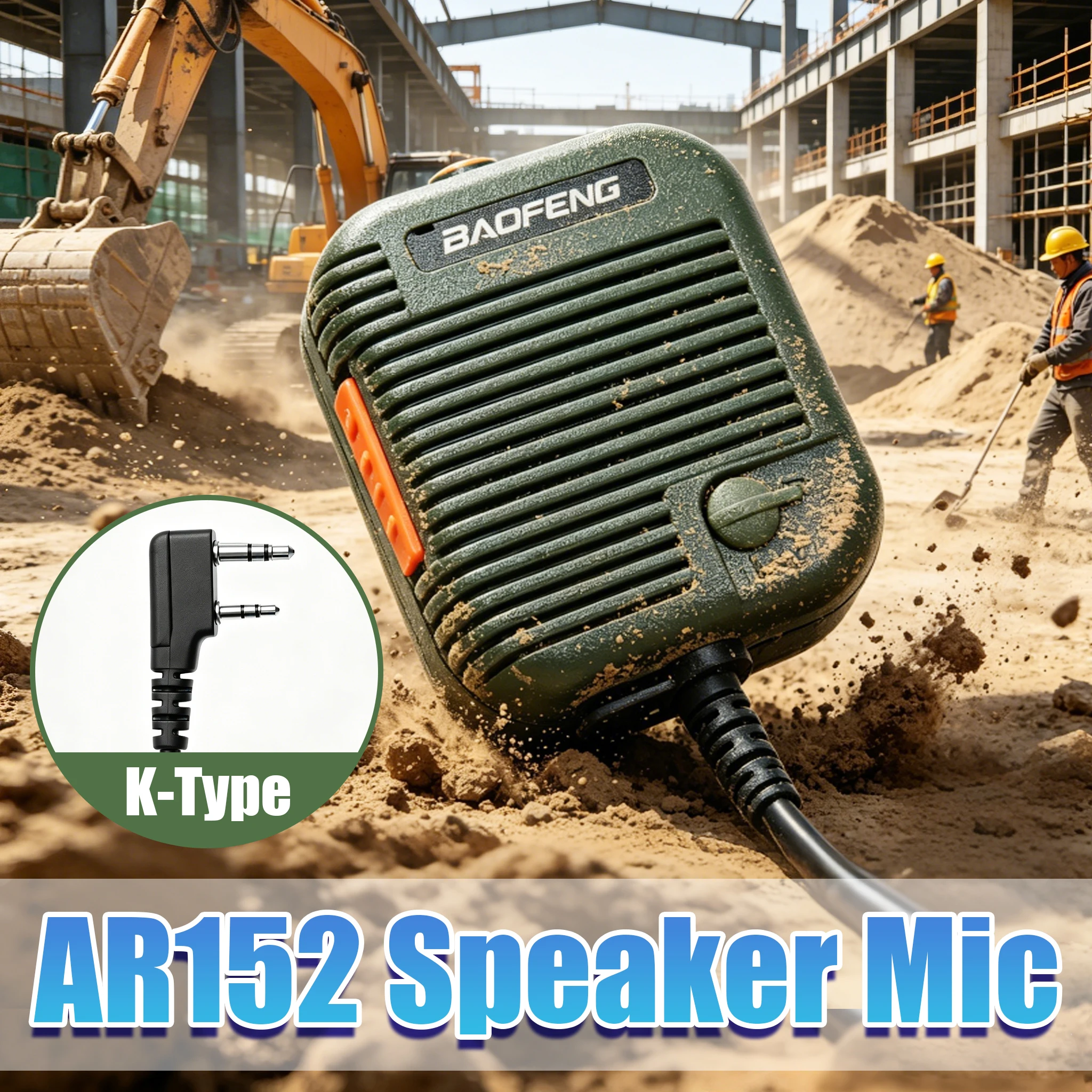 Baofeng AR-152 Tactical Remote Speaker Mic K Plug 2 Pin Volume Adjustable For AR-152 UV-5R UV-25 PRO Walkie Talkie Two Way Radio
Baofeng AR-152 Tactical Remote Speaker Mic K Plug 2 Pin Volume Adjustable For AR-152 UV-5R UV-25 PRO Walkie Talkie Two Way Radio