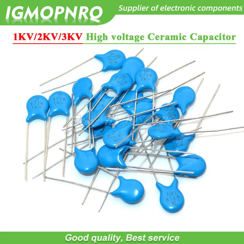 20pcs High voltage Ceramic Capacitor 1KV 2KV 3KV 5PF 30PF 47PF 56PF 100PF 220PF 1NF 2.2NF 3.3NF 4.7NF 10NF 100NF 471 222 223 103
20pcs High voltage Ceramic Capacitor 1KV 2KV 3KV 5PF 30PF 47PF 56PF 100PF 220PF 1NF 2.2NF 3.3NF 4.7NF 10NF 100NF 471 222 223 103