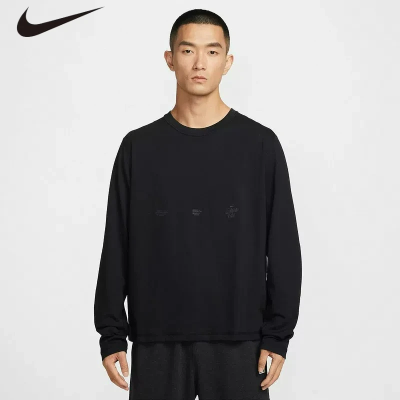 Nike Men's Long Sleeve Top 2026 Spring New Black Loose Casual Sports Sweater IF2130-010
Nike Men's Long Sleeve Top 2026 Spring New Black Loose Casual Sports Sweater IF2130-010
