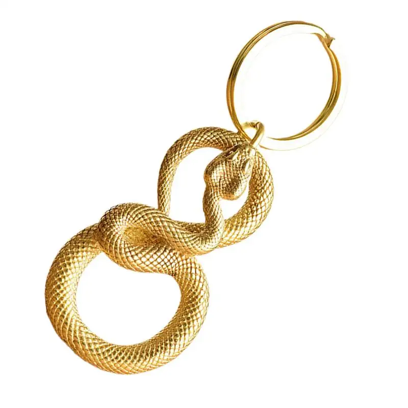 Snake Keychain Chinese Style Animal Key Chain 2025 Snake Year Hangable Ornament Brass Animal Key Ring for Bag Purse
Snake Keychain Chinese Style Animal Key Chain 2025 Snake Year Hangable Ornament Brass Animal Key Ring for Bag Purse