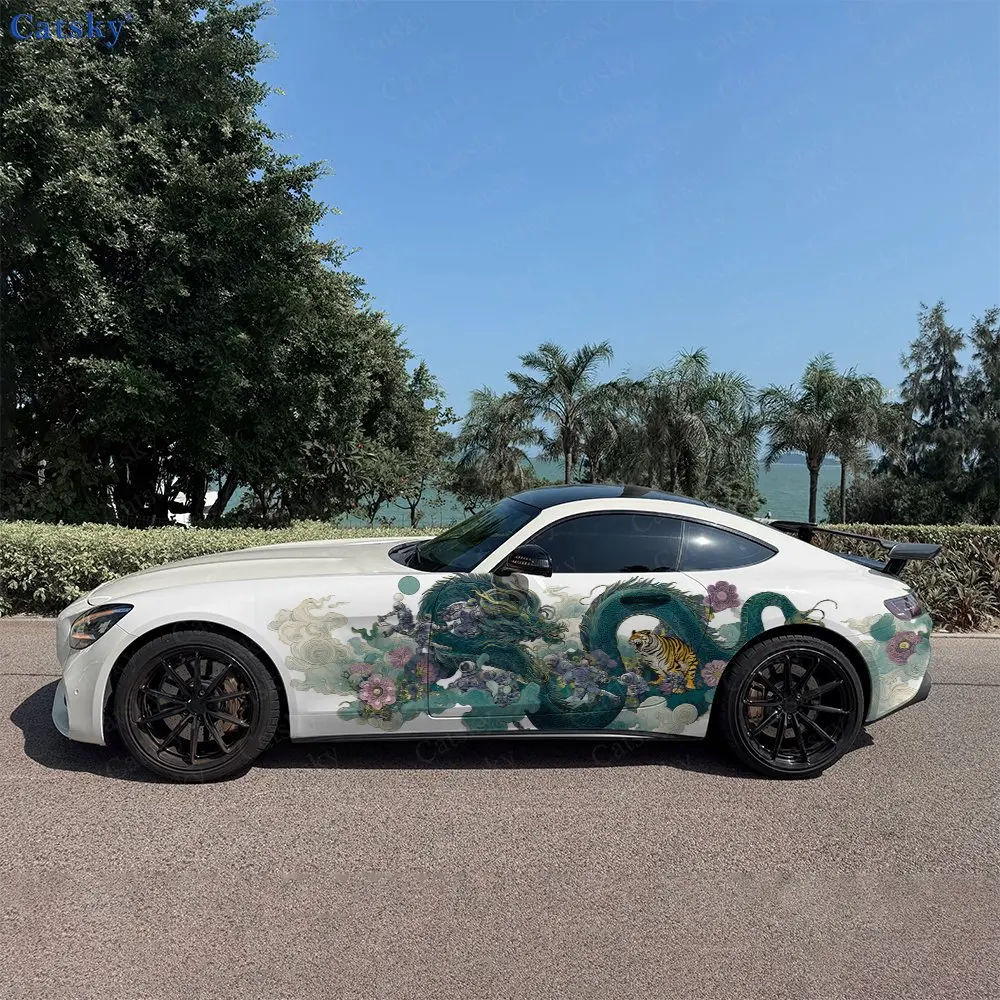 2pcs Dragon-Tiger Among Clouds, Durable, Fade-resistant, Enhance Vehicle Aesthetics With Bold Artistic Design Car Vinyl Wraps
2pcs Dragon-Tiger Among Clouds, Durable, Fade-resistant, Enhance Vehicle Aesthetics With Bold Artistic Design Car Vinyl Wraps
