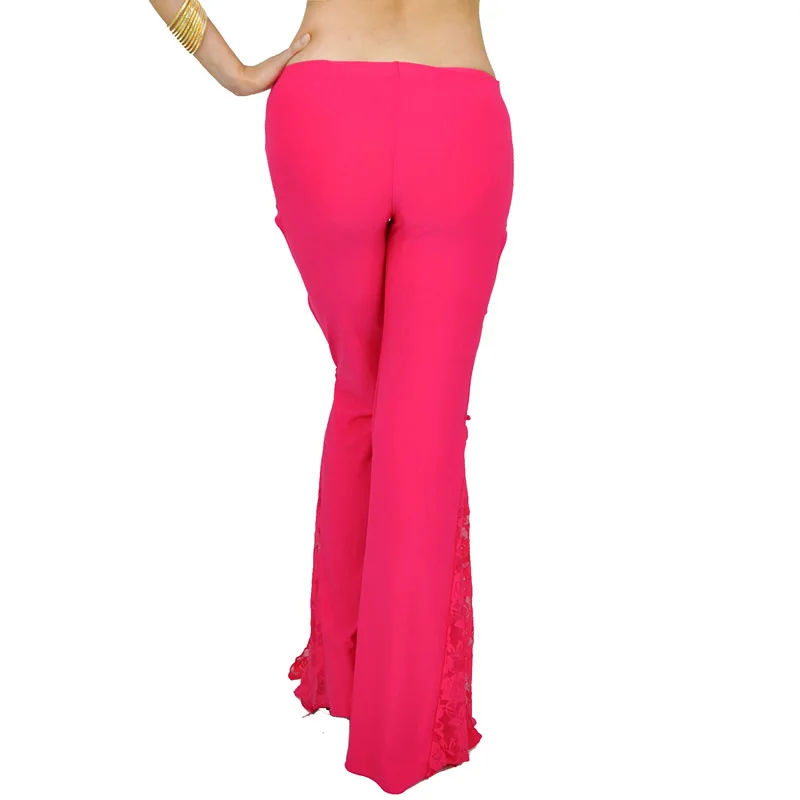 Women's Lace Split Leg Belly Dance Pants, Flare Bell Bottoms Tribal Fusion Dance Costume
Women's Lace Split Leg Belly Dance Pants, Flare Bell Bottoms Tribal Fusion Dance Costume