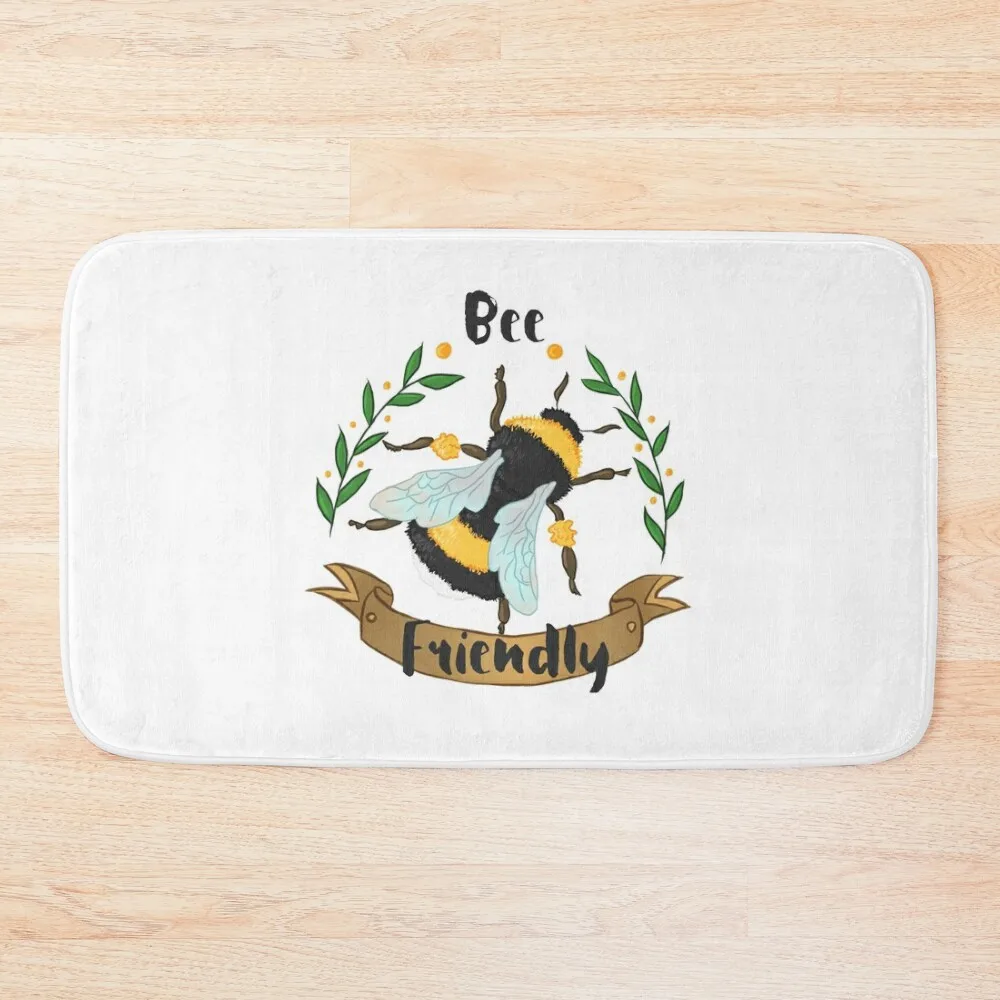 Bee Friendly Bath Mat Non-Slip Shower Carpet Bathroom Mat 
Bee Friendly Bath Mat Non-Slip Shower Carpet Bathroom Mat