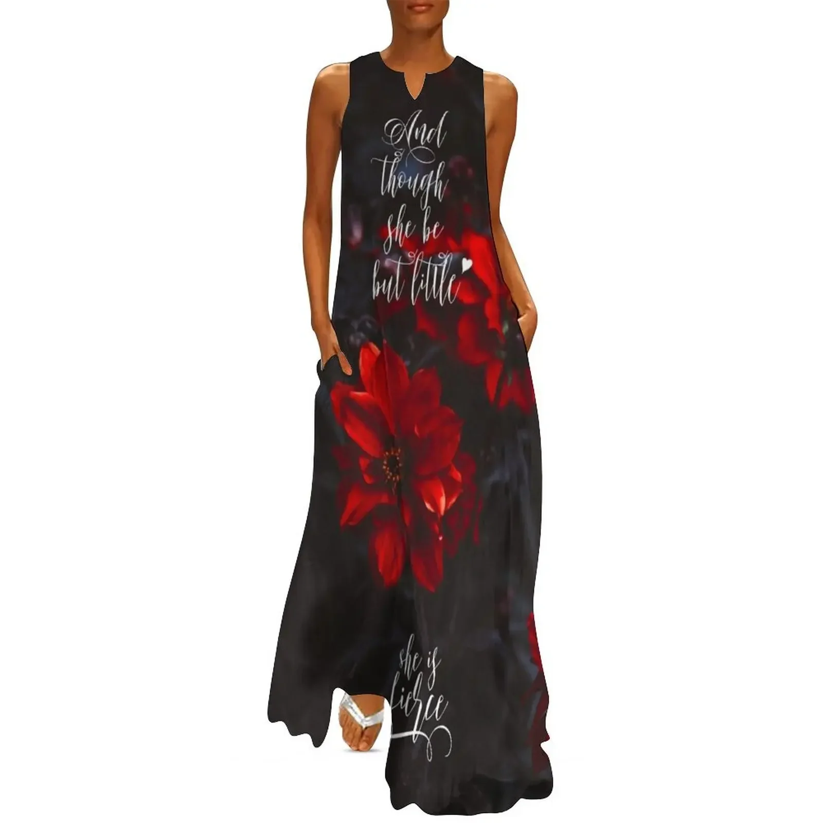 And though she be but little she is fierce (Blood Red Flowers). Long Dress long dress women summer Bridesmaid dress woman
And though she be but little she is fierce (Blood Red Flowers). Long Dress long dress women summer Bridesmaid dress woman