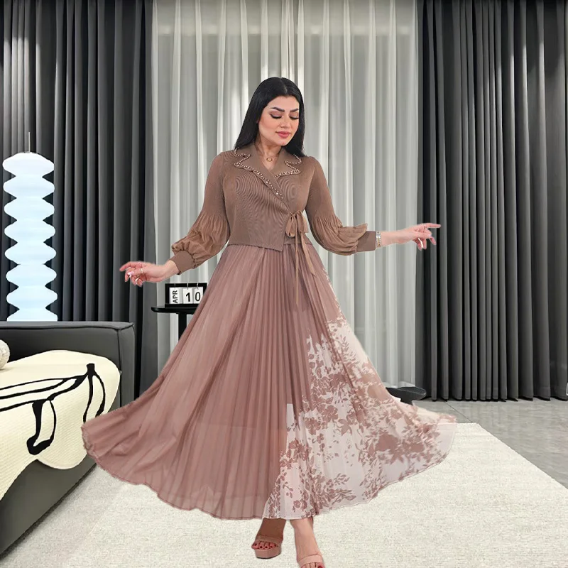 Miyake Pleated Skirt Set Plus Size Women's Loose 2025 Spring Shirt Pleated Skirt Two Piece Set Fashionable Premium Clothing
Miyake Pleated Skirt Set Plus Size Women's Loose 2025 Spring Shirt Pleated Skirt Two Piece Set Fashionable Premium Clothing