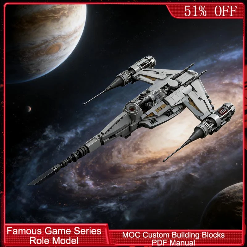 1022 PCS Warplane N-1 Design Space Fighter Kit MOC Customize Modular Building Block Creative Design DIY Boys Toy Christmas Gift
1022 PCS Warplane N-1 Design Space Fighter Kit MOC Customize Modular Building Block Creative Design DIY Boys Toy Christmas Gift