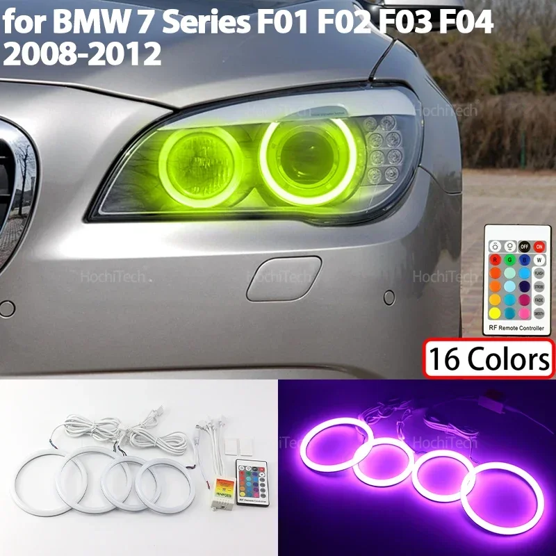 For BMW 7 Series F01 F02 F03 F04 730d 740d 740i 750i 760i 2008-2012 Cotton RGB Angel Eyes Ring 16 Colors Flash Remote Control
For BMW 7 Series F01 F02 F03 F04 730d 740d 740i 750i 760i 2008-2012 Cotton RGB Angel Eyes Ring 16 Colors Flash Remote Control