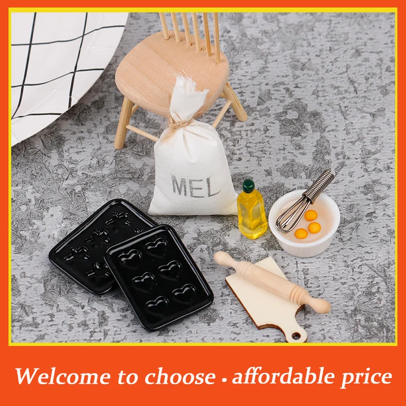 Xm /8pcs/set new Plastic/Wood 1:12 Dollhouse Miniatures Kitchen Baking Tools Accessories Toys
Xm /8pcs/set new Plastic/Wood 1:12 Dollhouse Miniatures Kitchen Baking Tools Accessories Toys