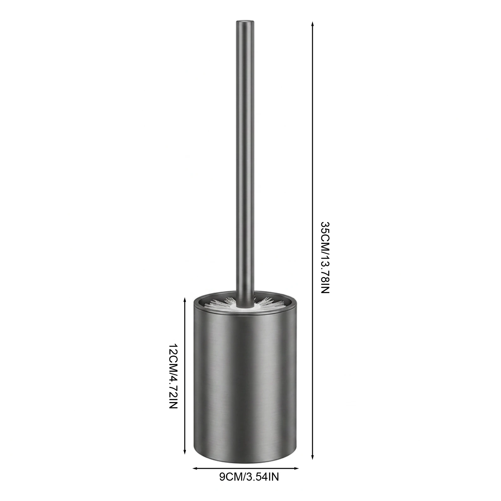 Space Aluminum Toilet Brush Set With Odor Proof Design And 360 Degree Cleaning For Home Use
Space Aluminum Toilet Brush Set With Odor Proof Design And 360 Degree Cleaning For Home Use
