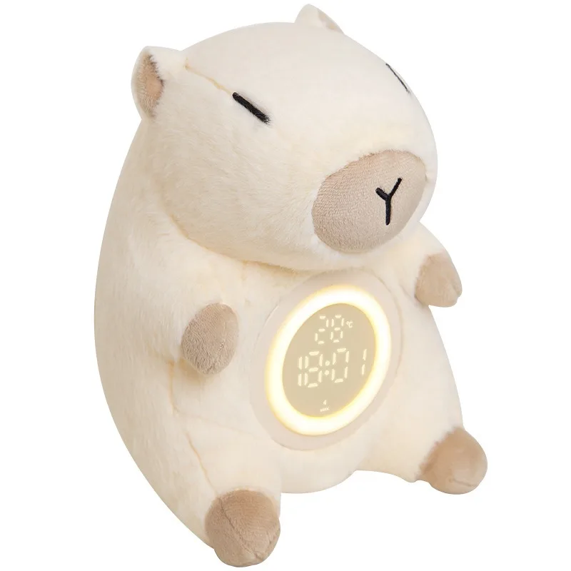 Plush night light, charging creative bedroom atmosphere alarm clock bedside light
Plush night light, charging creative bedroom atmosphere alarm clock bedside light