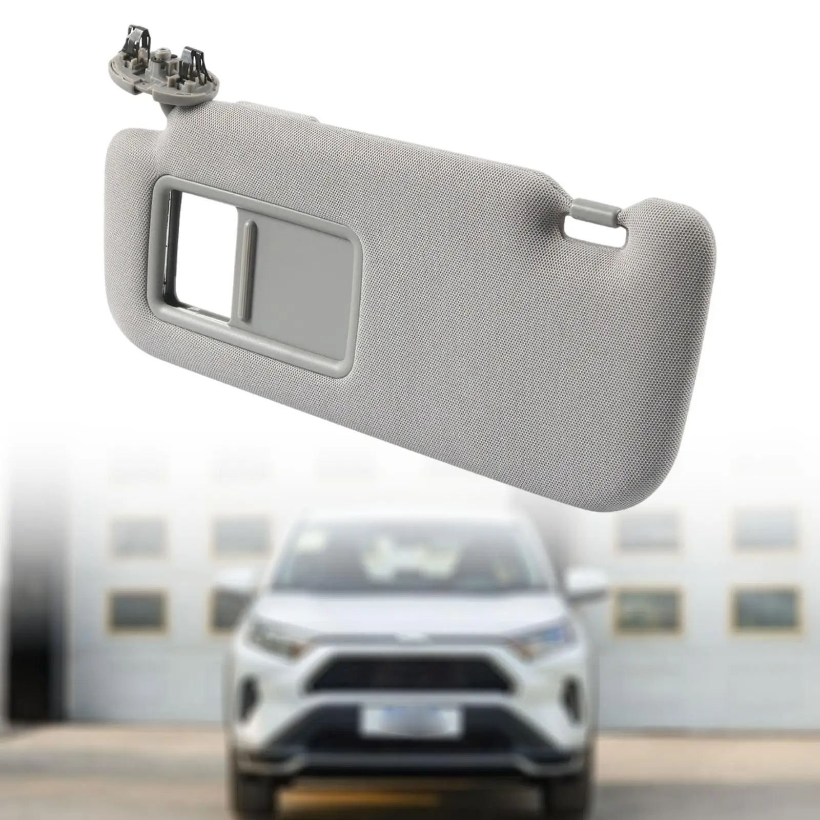 Vehicle Front Sun Protection Shade Gray Sun Visor with Vanity Light Mirror ABS Fabric Replacement for Toyota Corolla 2007-2013
Vehicle Front Sun Protection Shade Gray Sun Visor with Vanity Light Mirror ABS Fabric Replacement for Toyota Corolla 2007-2013