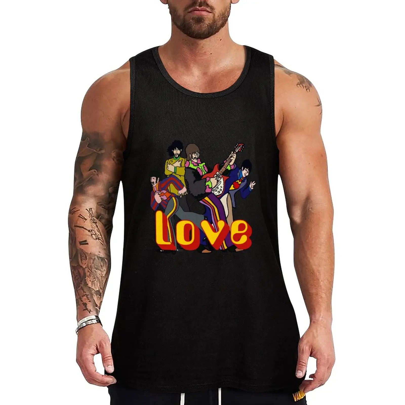 Vintage Fab Sixties Cartoon Pepper Love Band Tank Top Sleeveless top men gym clothing sleeveless gym shirts male Men's t-shirts
Vintage Fab Sixties Cartoon Pepper Love Band Tank Top Sleeveless top men gym clothing sleeveless gym shirts male Men's t-shirts