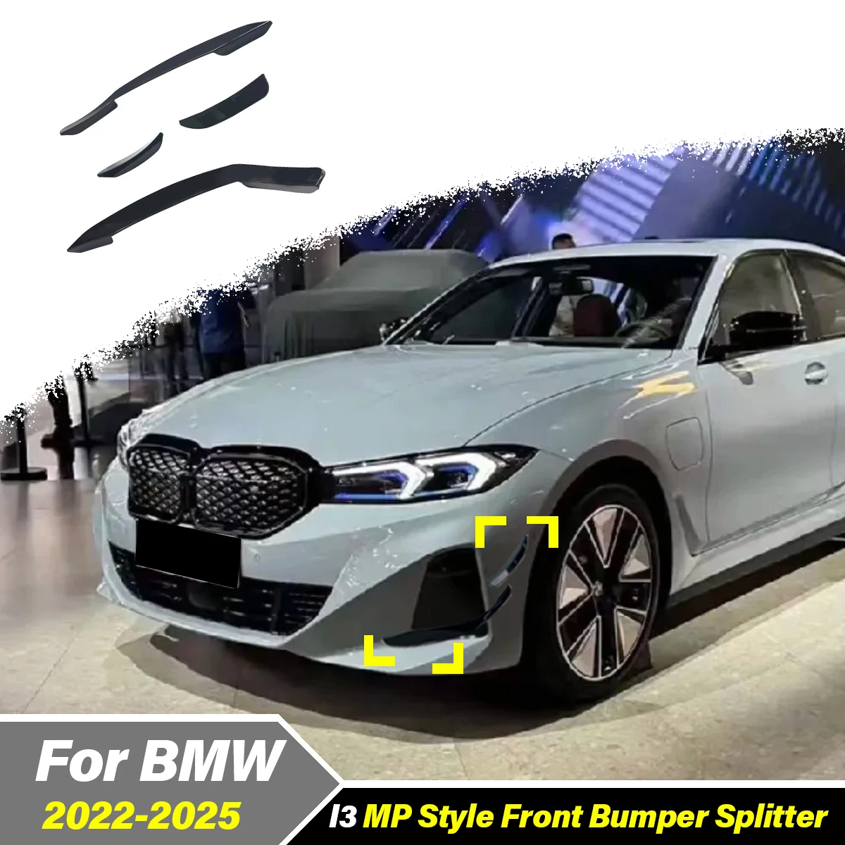For BMW I3 2022 2023 2024 2025 Automobile Front Bumper Side Splitter Body Front Torso Fog Light Shunt Decorative Accessories
For BMW I3 2022 2023 2024 2025 Automobile Front Bumper Side Splitter Body Front Torso Fog Light Shunt Decorative Accessories