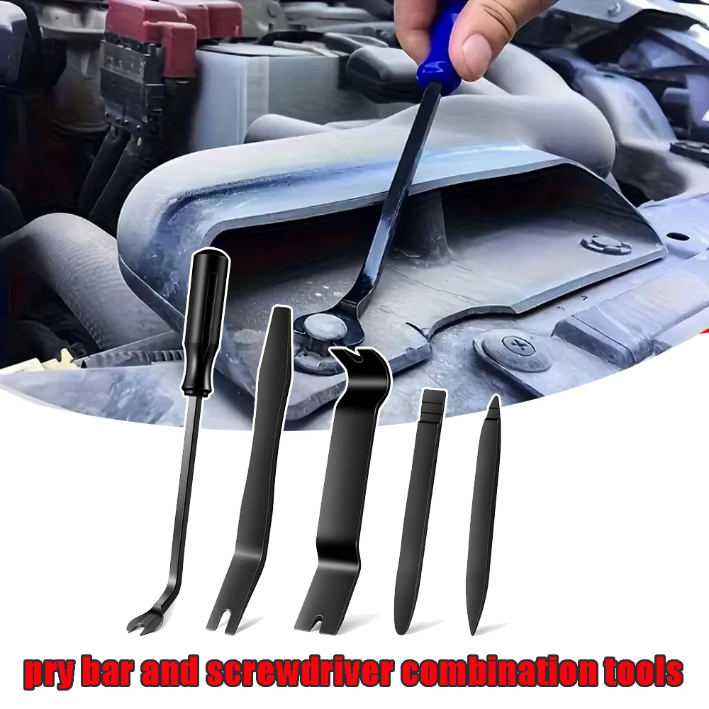 Universal Trim Removal Tool Kit Interior Door Panel Clip Fastener Removal Set No Scratch Plastic Pry Tool Kit For Vehicle
Universal Trim Removal Tool Kit Interior Door Panel Clip Fastener Removal Set No Scratch Plastic Pry Tool Kit For Vehicle