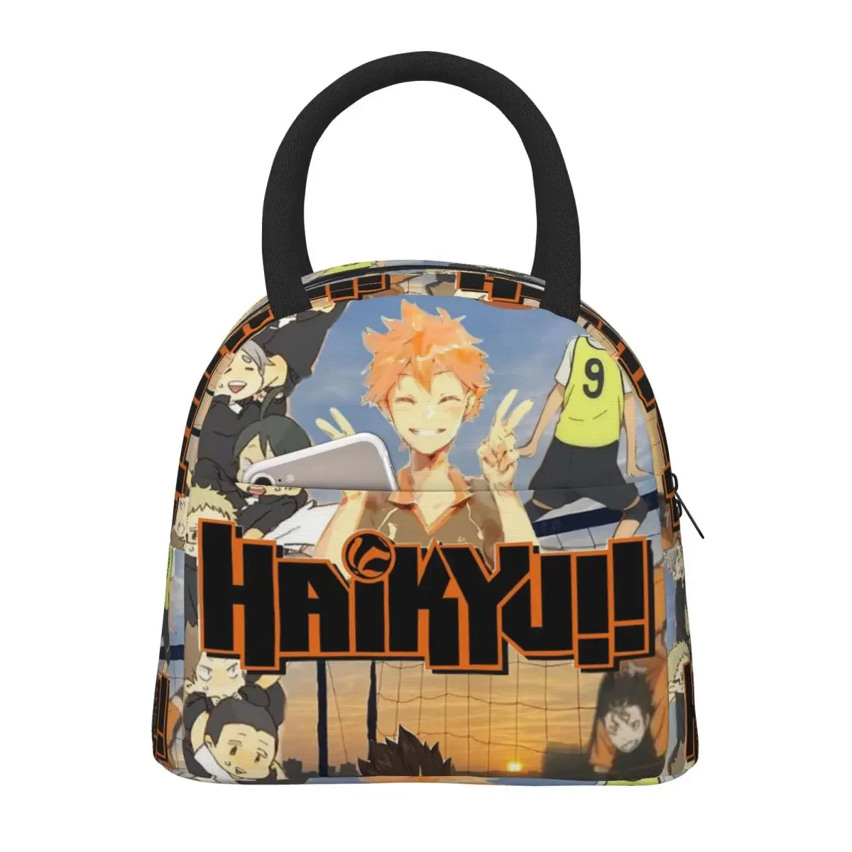 Haikyuu Lunch Bags Insulated Bento Box Portable Lunch Tote Resuable Picnic Bags Thermal Bag for Woman Student Work
Haikyuu Lunch Bags Insulated Bento Box Portable Lunch Tote Resuable Picnic Bags Thermal Bag for Woman Student Work