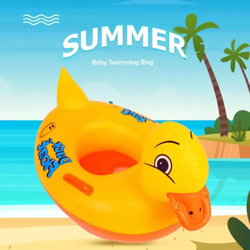 Duck Inflatable Toys for Baby Swimming Float Seat with Handle Outdoor PVC Inflatable Ring for Pool Beach Summer Water Toys
Duck Inflatable Toys for Baby Swimming Float Seat with Handle Outdoor PVC Inflatable Ring for Pool Beach Summer Water Toys