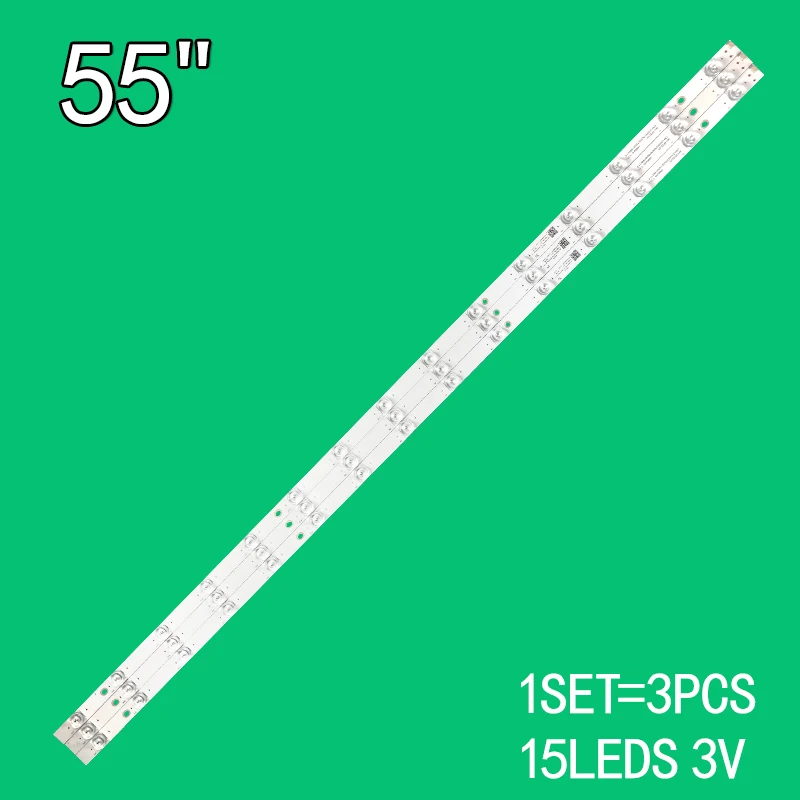 3pcs/Kit LED backlight For CRH-ZG55G7N30301503919REV1.0 JL.D550F1330-002AS-M_V01 LB-C550Y19-7N-UHG7NLS01-X1 55GM0031U
3pcs/Kit LED backlight For CRH-ZG55G7N30301503919REV1.0 JL.D550F1330-002AS-M_V01 LB-C550Y19-7N-UHG7NLS01-X1 55GM0031U