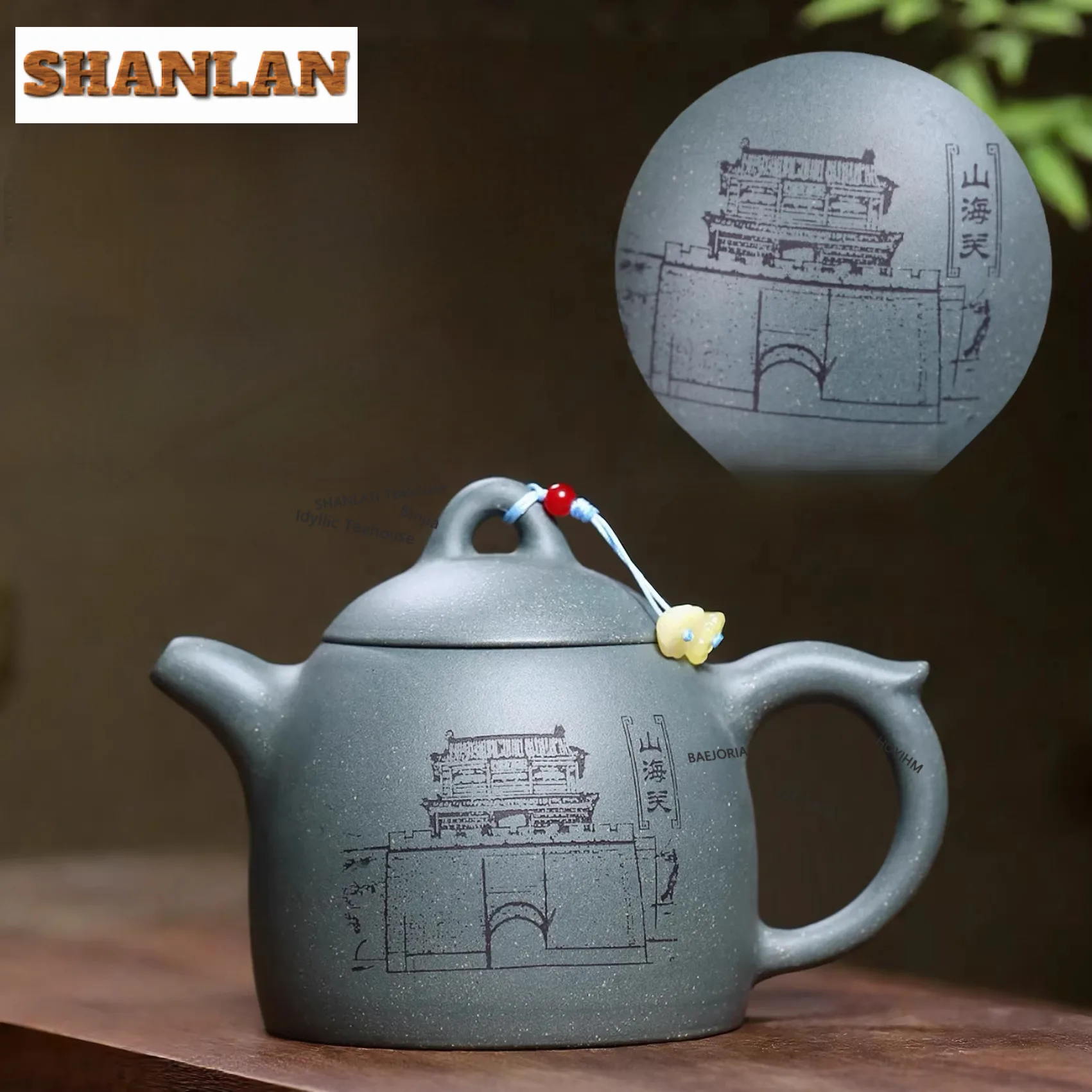 360ml High-end Yixing Purple Clay Teapots Handmade Qinquan Pot Raw Ore Azure Mud Tea Maker Kettle Zisha Tea Set Accessories Gift
360ml High-end Yixing Purple Clay Teapots Handmade Qinquan Pot Raw Ore Azure Mud Tea Maker Kettle Zisha Tea Set Accessories Gift
