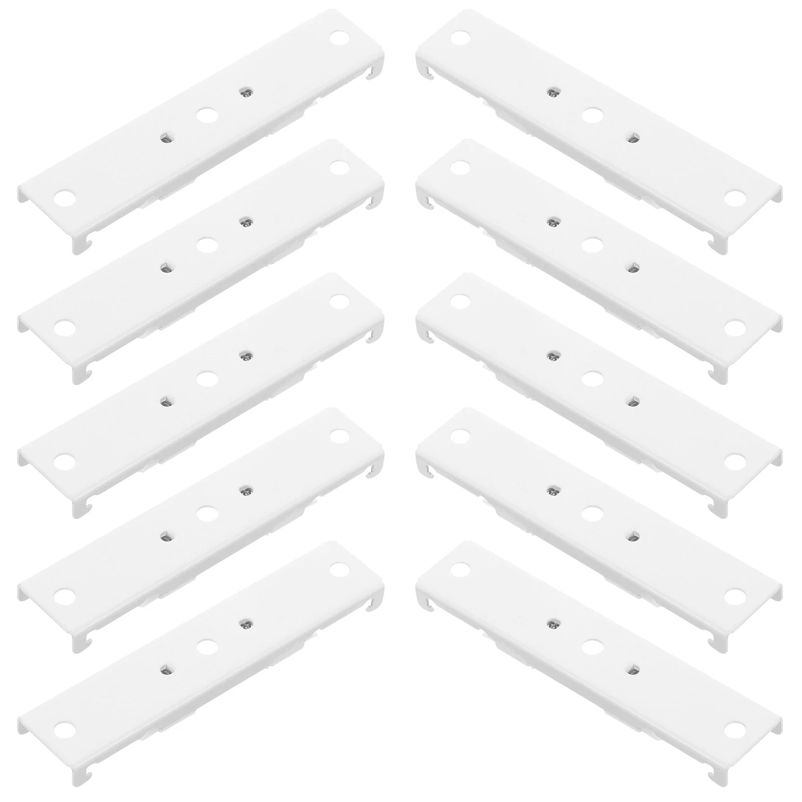 10Pcs Curtain Track Mounting Brackets Iron Fixed Wall Ceiling Mount Curtain Track Installation Accessories
10Pcs Curtain Track Mounting Brackets Iron Fixed Wall Ceiling Mount Curtain Track Installation Accessories