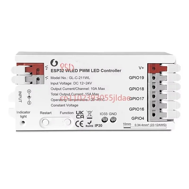 Контроллер ESP32 WLED SPI Адресная симфоническая полоса WS2811 2812B SK6812 RGB 5 в 1
Контроллер ESP32 WLED SPI Адресная симфоническая полоса WS2811 2812B SK6812 RGB 5 в 1
