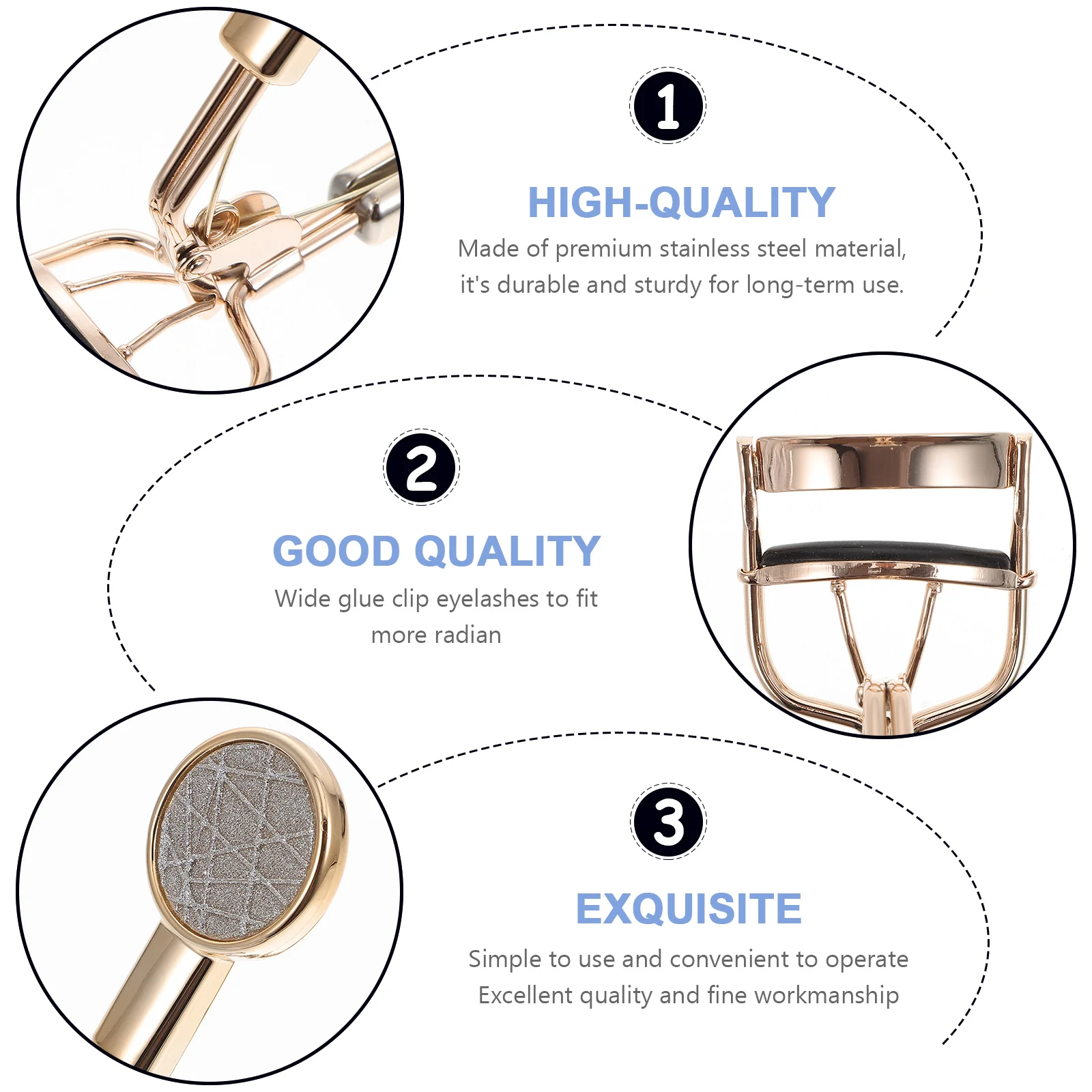 Premium Eyelash Curler Easy to Use Sturdy Stainless Steel Makeup Tool for Curled Lashes Every Routine Lash Curling
Premium Eyelash Curler Easy to Use Sturdy Stainless Steel Makeup Tool for Curled Lashes Every Routine Lash Curling