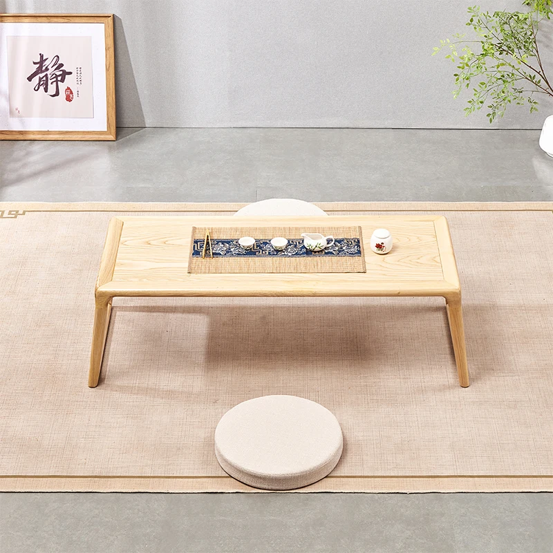 Japanese tatami low table zen new Chinese balcony log tea table chair furniture custom kang household tea table
Japanese tatami low table zen new Chinese balcony log tea table chair furniture custom kang household tea table