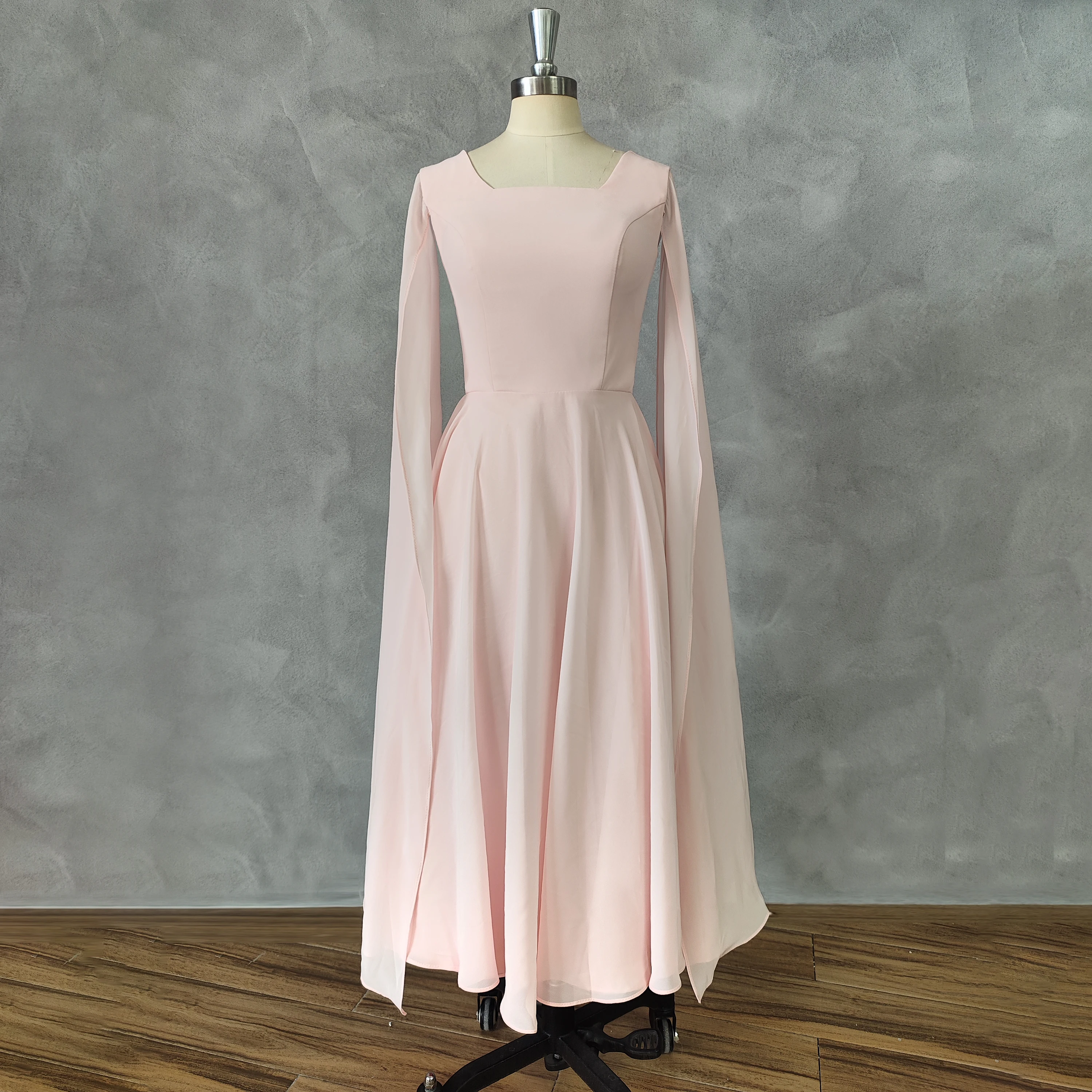 DIDEYTTAWL Real Photos Simple Pink Long Sleeves Prom Dress For Women 2023 O-Neck A-Line Zipper Back Tea-Length Evening Gown
DIDEYTTAWL Real Photos Simple Pink Long Sleeves Prom Dress For Women 2023 O-Neck A-Line Zipper Back Tea-Length Evening Gown