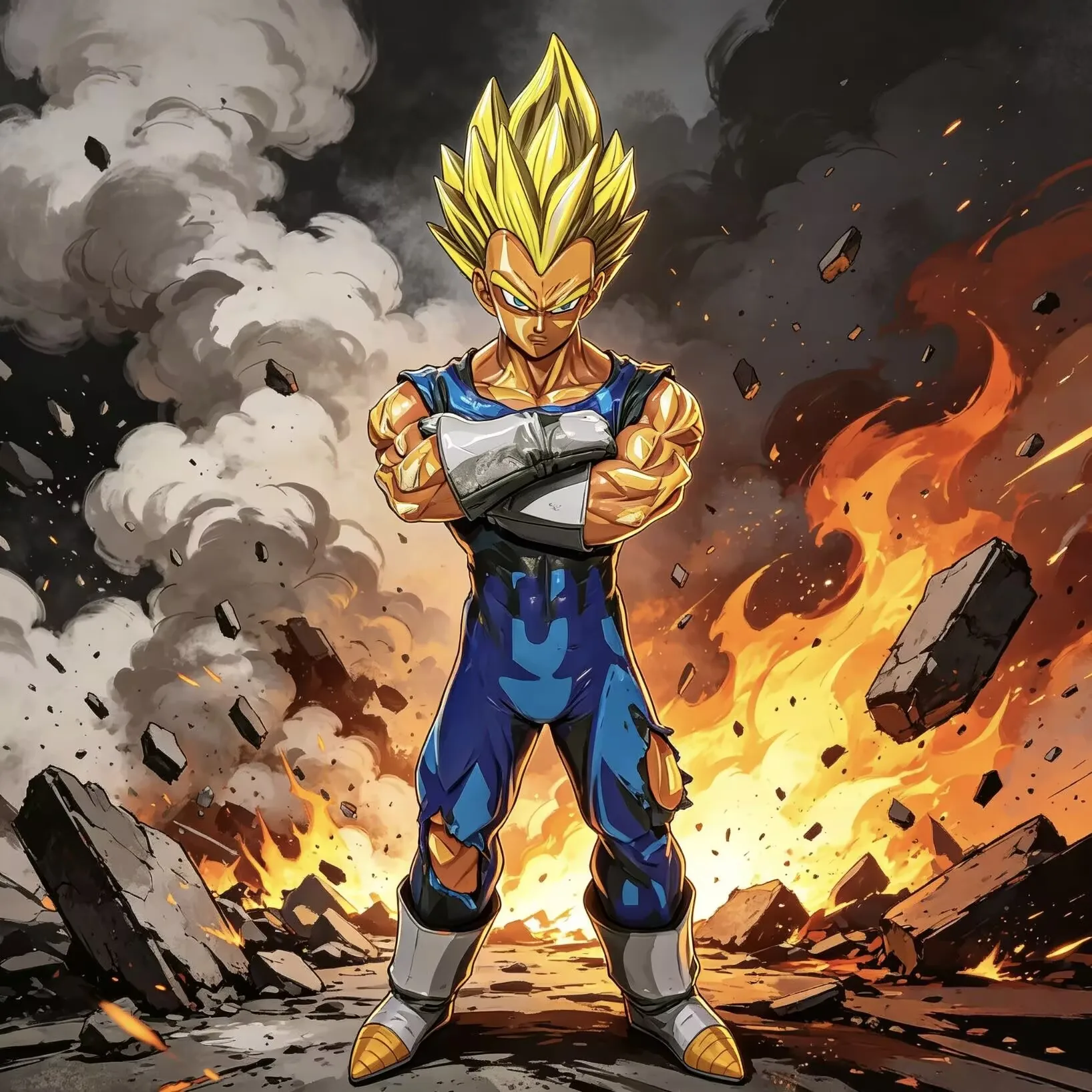 Nostalgic Classic Dragon Ball Figurine Super Saibeijita Demonized Standing Posture Comic Color Model Ornament Landscape Product
Nostalgic Classic Dragon Ball Figurine Super Saibeijita Demonized Standing Posture Comic Color Model Ornament Landscape Product