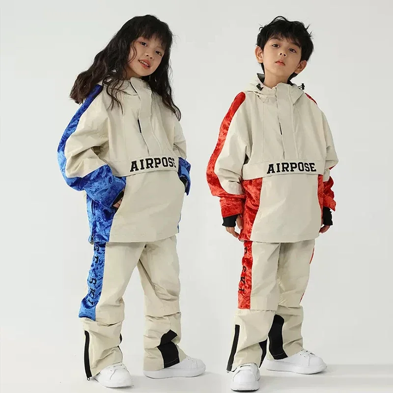 Winter New Ski Suit Girl Boy Outdoor Snowboard Jacket Kids Skiing Set Warm Clothing Children Windproof Waterproof Snow Tracksuit
Winter New Ski Suit Girl Boy Outdoor Snowboard Jacket Kids Skiing Set Warm Clothing Children Windproof Waterproof Snow Tracksuit
