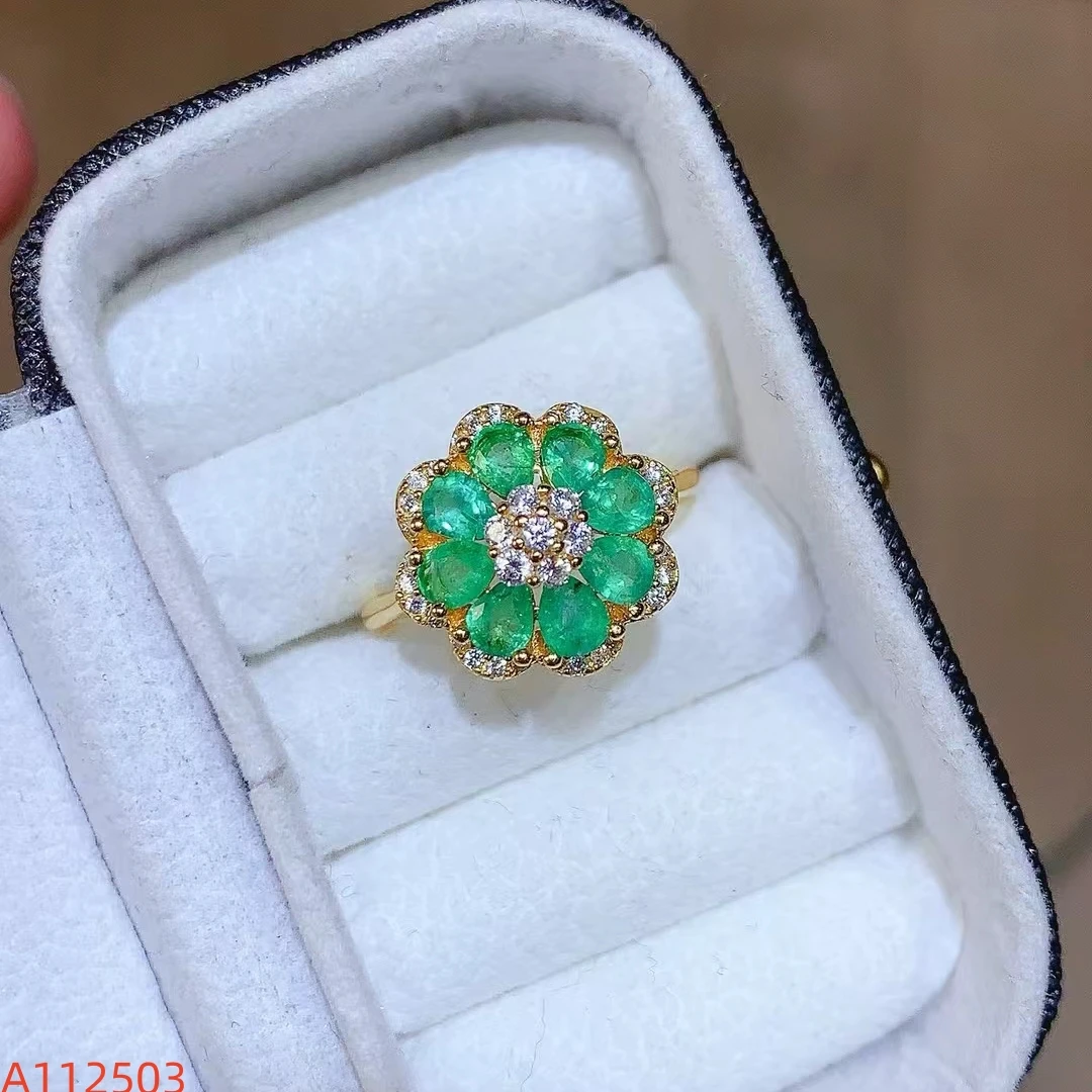 KJJEAXCMY Fine Jewelry New Full of fire Natural Colombian Emerald Women's Ring S925 Silver Process Inlaid High Clarity
KJJEAXCMY Fine Jewelry New Full of fire Natural Colombian Emerald Women's Ring S925 Silver Process Inlaid High Clarity