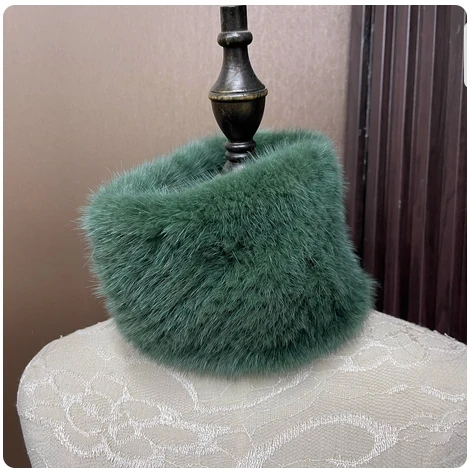 Genuine Mink Fur Neck Warmer for Women Elastic Handmade Headband Female Fluffy Fur Ring Gift
Genuine Mink Fur Neck Warmer for Women Elastic Handmade Headband Female Fluffy Fur Ring Gift