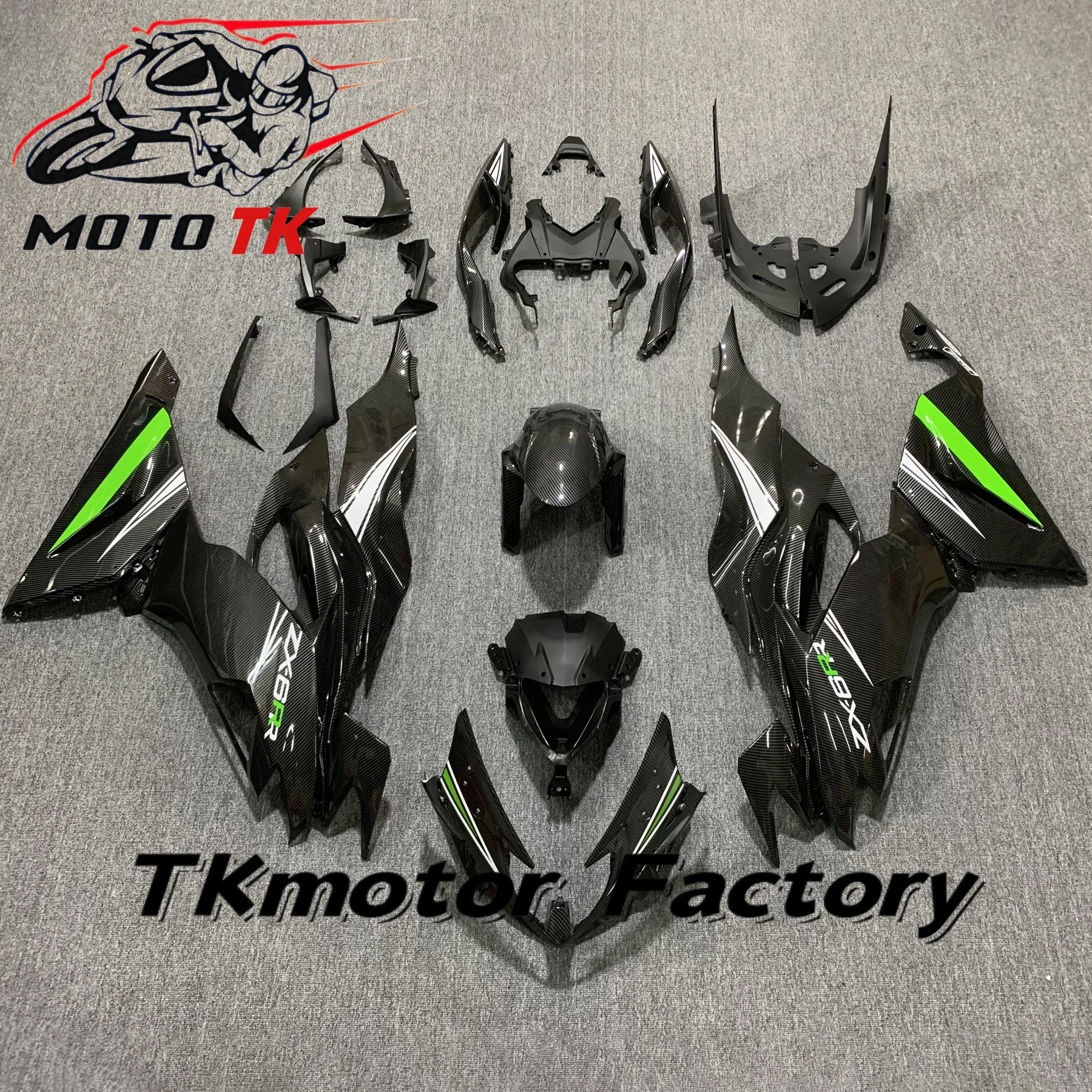 New Bodywork fairing kit For Kawasaki ZX6R 636 2019-2023 Fairing kit Full fairing kit Bodywork fairing ABS Plastic Accessory
New Bodywork fairing kit For Kawasaki ZX6R 636 2019-2023 Fairing kit Full fairing kit Bodywork fairing ABS Plastic Accessory