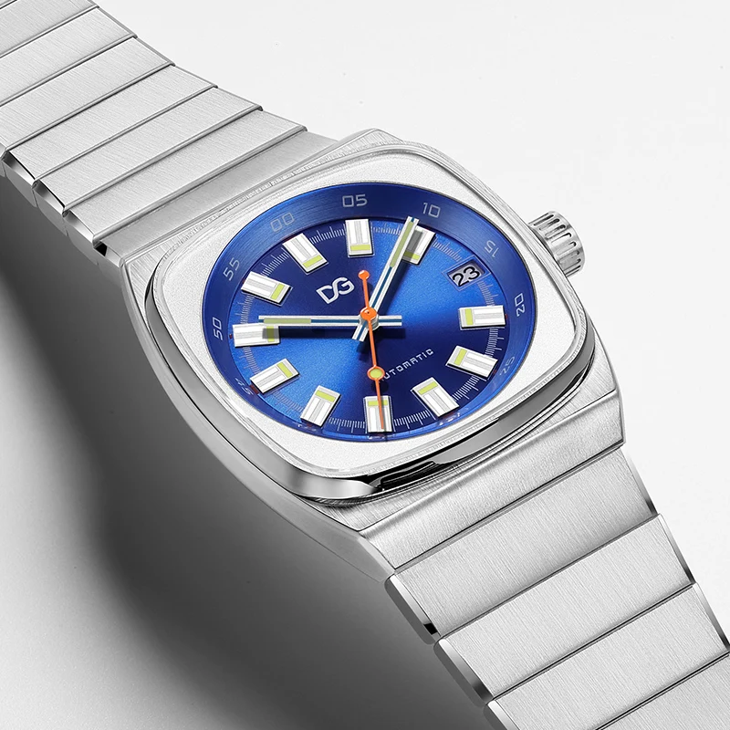 Men Mechanical Watch Square Case Analog Luminous Wristwatch Sapphire Glass Stainless Steel Waterproof Seiko Movement Luxury
Men Mechanical Watch Square Case Analog Luminous Wristwatch Sapphire Glass Stainless Steel Waterproof Seiko Movement Luxury