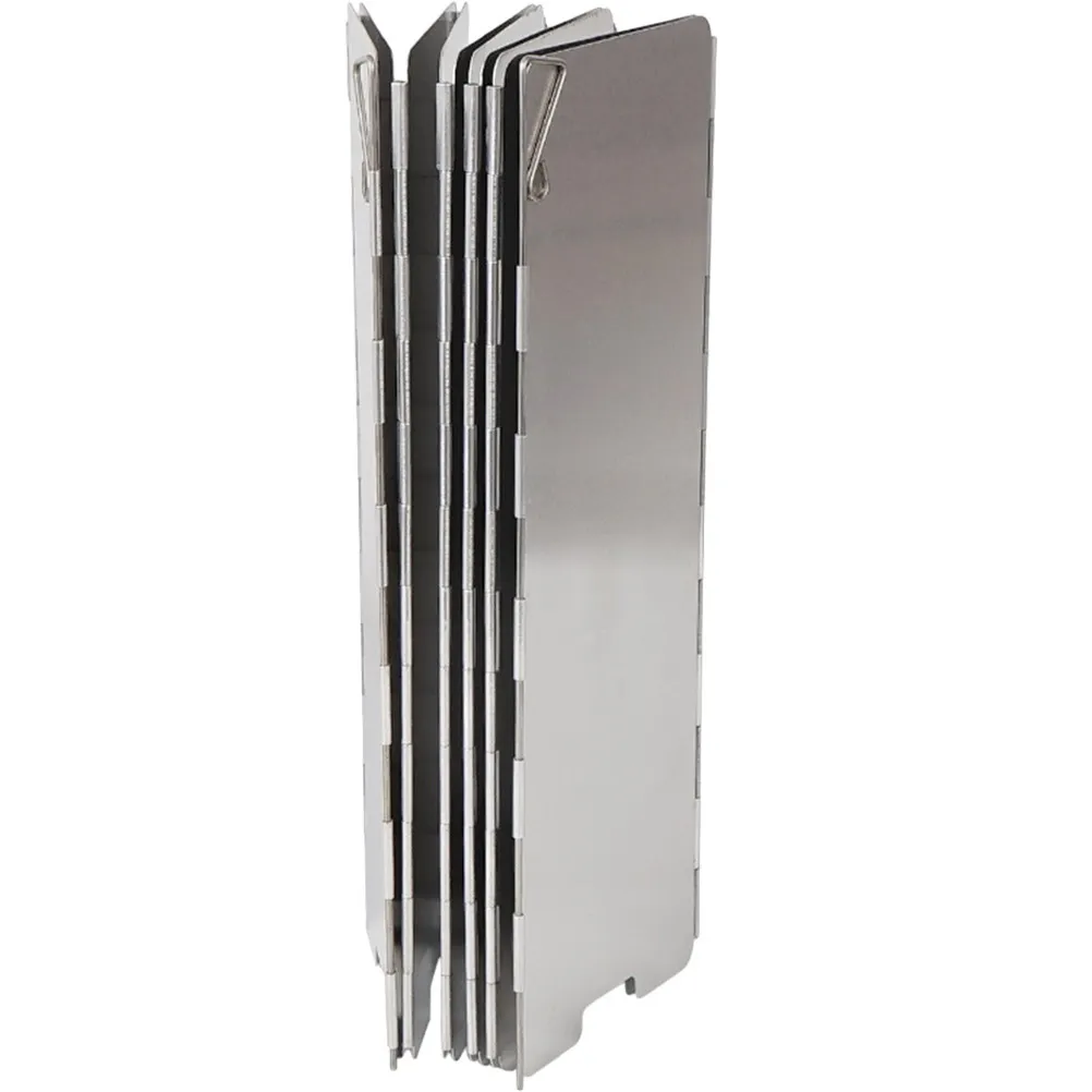 16 Sheets Creative Foldable Windscreen Burner Windshield Stainless Steel Portable Camping Windproof for Stove Cooking Outdoor
16 Sheets Creative Foldable Windscreen Burner Windshield Stainless Steel Portable Camping Windproof for Stove Cooking Outdoor