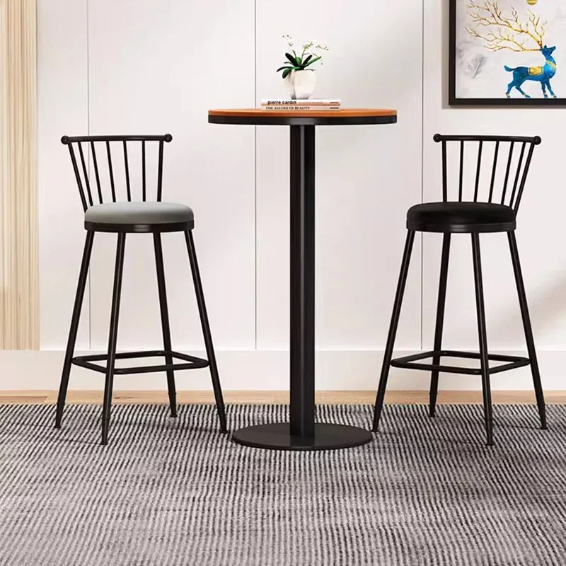High Quality Metal Bar Chairs Metal Round Back Minimalist Modern Nordic Chair Designer Black Taburete Alto Home Furniture
High Quality Metal Bar Chairs Metal Round Back Minimalist Modern Nordic Chair Designer Black Taburete Alto Home Furniture