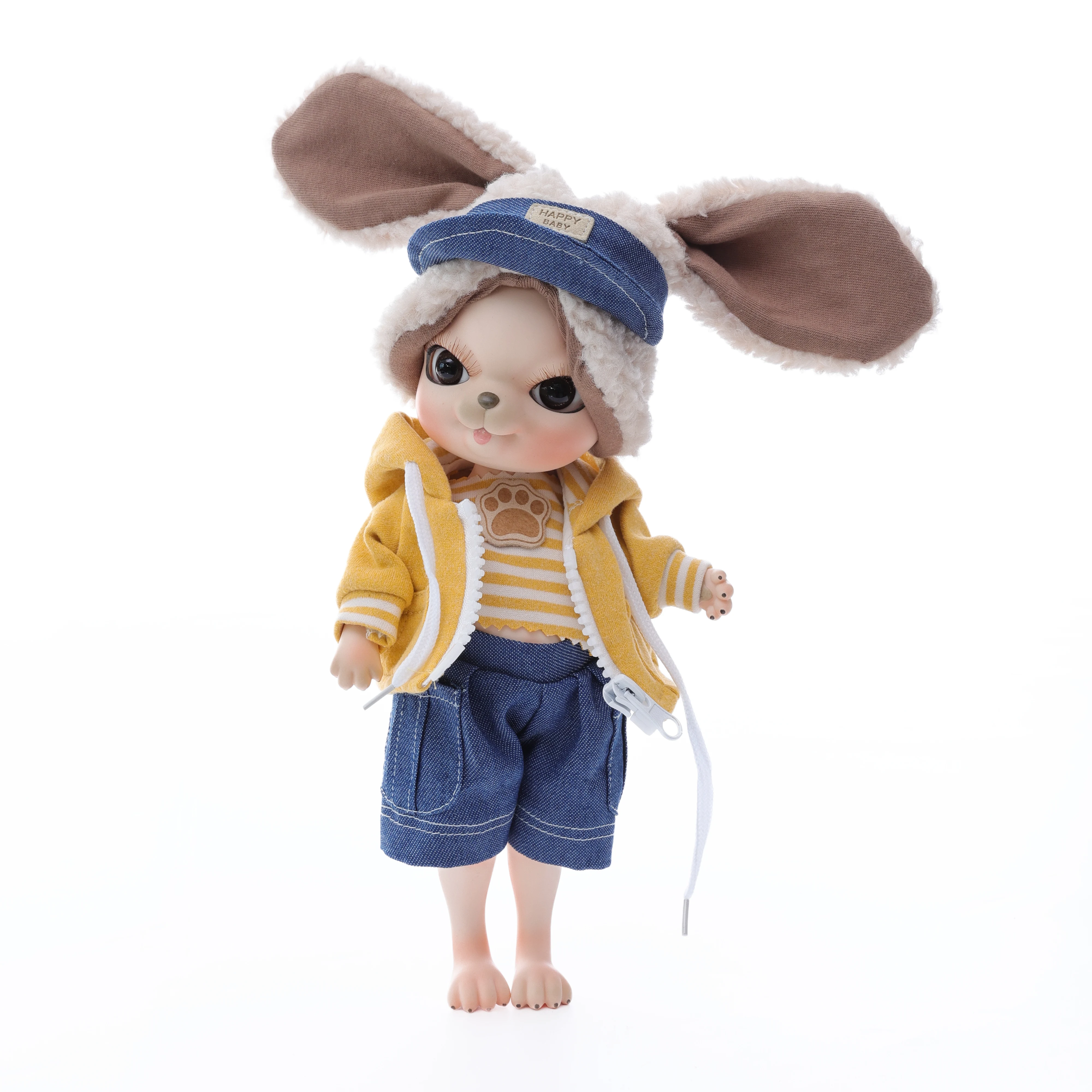 Cloveray 10 inch Original Porcelain Doll Full Body Ceramic Doll Ceramic Puppy Doll Handmade High-quality Art Gift With Bracket
Cloveray 10 inch Original Porcelain Doll Full Body Ceramic Doll Ceramic Puppy Doll Handmade High-quality Art Gift With Bracket