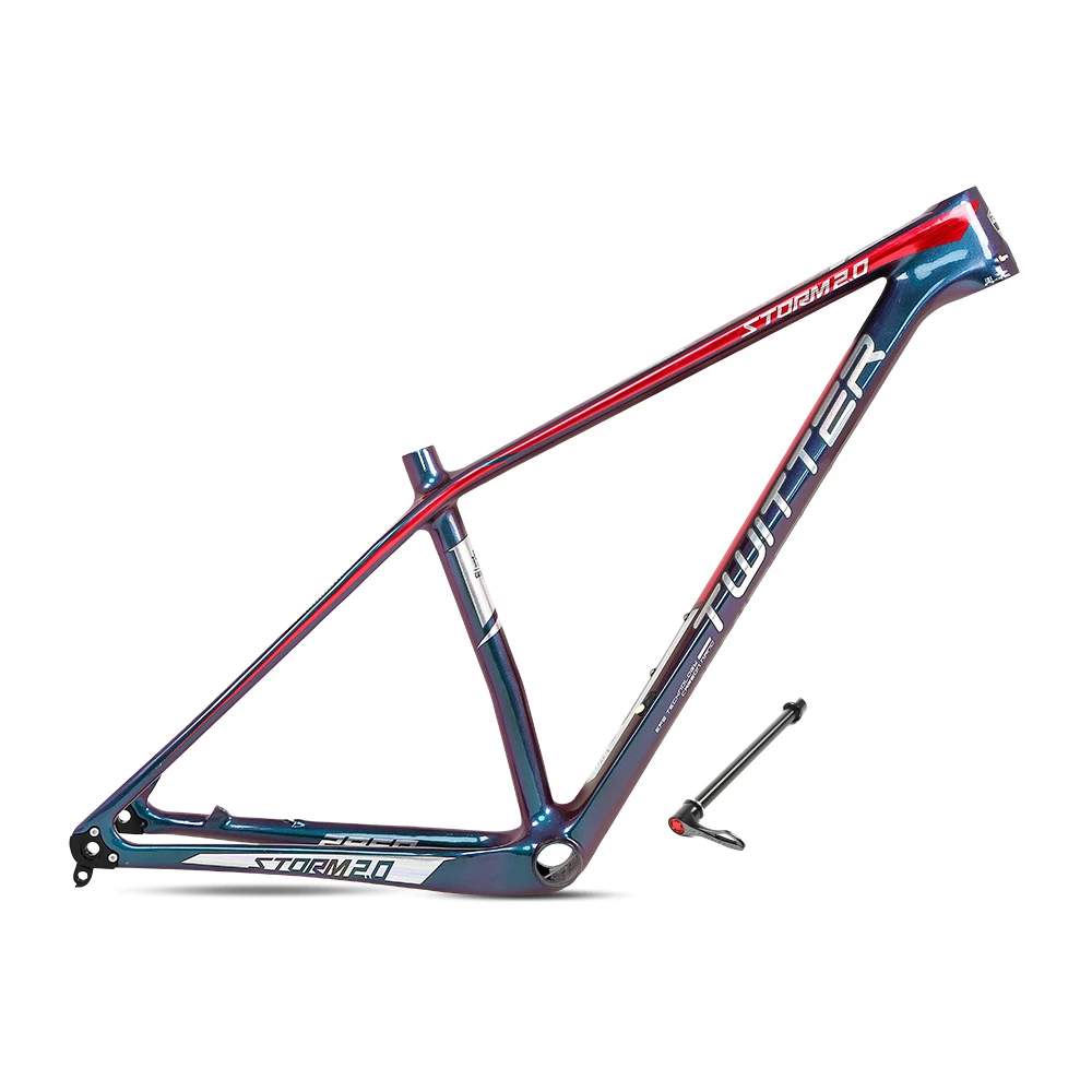 Full Carbon Fiber Bicycle Frames Mtb 27.5 29er Mountain Bike Frame With 142 Thru Axle Inner Cables
Full Carbon Fiber Bicycle Frames Mtb 27.5 29er Mountain Bike Frame With 142 Thru Axle Inner Cables